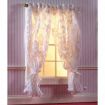 Off White Lace Curtains On Rail for 12th Scale Dolls House