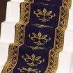 Navy With Gold Detailing Stair Carpet