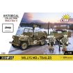 Cobi 1/35 Scale Willys MB & Trailer Model Kit