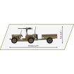 Cobi 1/35 Scale Willys MB & Trailer Model Kit
