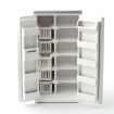 Larder Style Fridge-Freezer for 12th Scale Dolls House