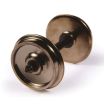 Branchline Brass Turned Wagon Disc Brake Wheels (x10) OO Gauge