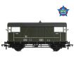 Branchline SE&CR 25T 'Dance Hall' Brake Van BR Departmental Olive Green OO Gauge