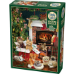Cobble Hill Christmas Kittens 1000 Piece Jigsaw