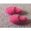 Pink Cosy Slippers for 12th Scale Dolls House