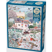 Cobble Hill Winter Holidays 500 Piece Jigsaw