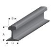 Super Styrene Railroad Profiles - Selection of Sizes Available