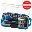 Draper Ratchet Screwdriver And Bit Set (42 Piece)
