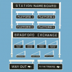 Peco Platform Signage OO Gauge