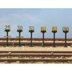 Peco Speed Restriction Signs OO Gauge