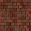 Red Roof Tiles Quality Exterior Paper 430 x 950mm for 12th Scale Dolls House