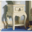 French-style Cream Bedside Table For 12th Scale Dolls House