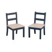 Shaker Style Chairs pk2 Blue Pine
