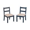 Shaker Style Chairs Blue Pine Pack of 2 for 12th Scale Dolls House