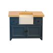 Shaker Style Blue Pine Sink Unit for 12th Scale Dolls House