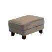 Grey Modern Footstool for 12th Scale Dolls House