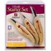 Flexcut 3-Knife Wood Carvers Starter Set KN500