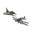 Airfix 1/72 Scale Eurofighter Typhoon FGR.4 "Moggy" & Hawker Typhoon Mk.IB - Twin Pack Model Kit