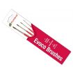 Humbrol Evoco Brush Pack Sizes 0,2,4,6