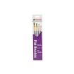 Humbrol Flat Brush Pack Sizes 3,5,7,10mm