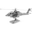 Metal Earth AH-64 Apache Helicopter 3D Metal Model Kit