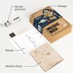 ROKR Orpheus Steampunk Music Box Wooden Kit