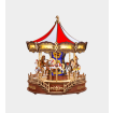 Rolife Classic Carousel Music Box Wooden Model Kit
