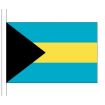 Bahamas National Fabric Flag - 15mm - 2 Pack