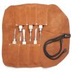 Beber 6 Piece Mini Carving Set in Leather Tool Roll