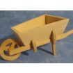 Barewood Wheelbarrow for 12th Scale Dolls House