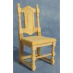 Bare Wood Carver Chairs (4) for 12th Scale Dolls House