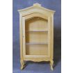 Bare Wood Display Cabinet for 12th Scale Dolls House