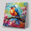 Craft Buddy “Spring Robin” Crystal Art Canvas Kit