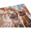 Craft Buddy "Autumn Kittens" Crystal Art Canvas Kit