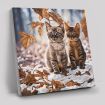 Craft Buddy "Autumn Kittens" Crystal Art Canvas Kit