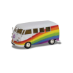Corgi 1/43 Scale Volkswagen Campervan Peace Love and Rainbows Die Cast Model