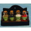 Spice Jars With Rack for 12th Scale Dolls House