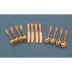 Gold Cutlery Set Ideals for 12th Scale Dolls House