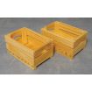 Deep Wooden Crates for 12th Scale Dolls House