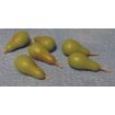 Green Pears x 6 for 12th Scale Dolls House
