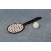 Tennis Racket And Ball for 12th Scale Dolls House