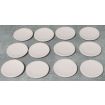 White Dinner Plates for 12th Scale Dolls House