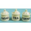 Tea Coffee and Sugar Set for 12th Scale Dolls House