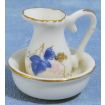 Floral Jug and Bowl for 12th Scale Dolls House