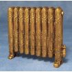 Gold Coloured Radiator for 12th Scale Dolls House