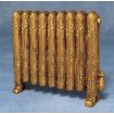 Gold Coloured Radiator for 12th Scale Dolls House