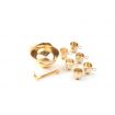 Brass Punch Bowl with Cups for 12th Scale Dolls House