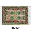 Turkish Carpet 50mm x 70mm for 12th Scale Dolls House
