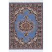 Blue Turkish Rug (150mm X 230mm) for 12th Scale Dolls House