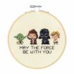 Dimensions Star Wars Family Counted Cross Stitch Hoop Kit
